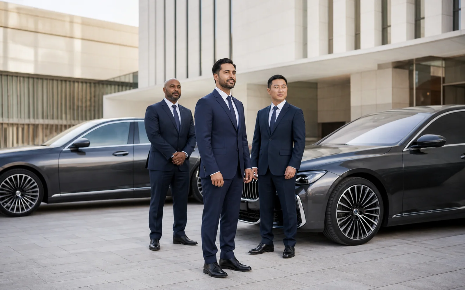 Swiss Luxury Limousine chauffeur team in Dubai